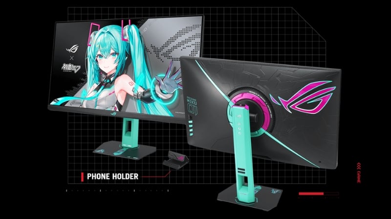 Màn hình Asus ROG Strix XG27ACMEG-G Hatsune Miku Edition 27" Fast IPS 2K 260Hz chuyên game