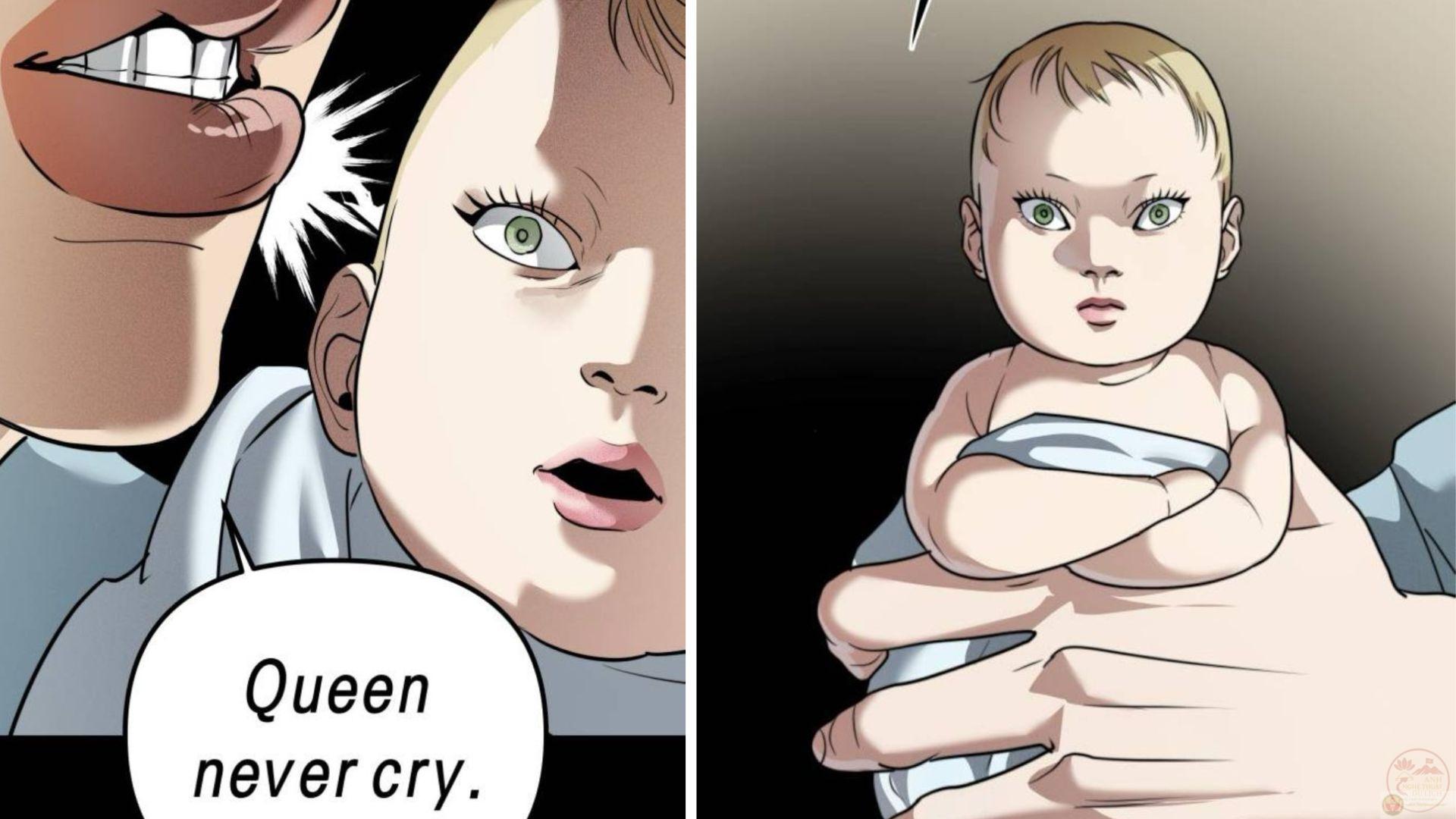 Khoảnh khắc Queen Never Cry Meme trở thành nguồn cảm hứng cho hàng loạt ảnh chế