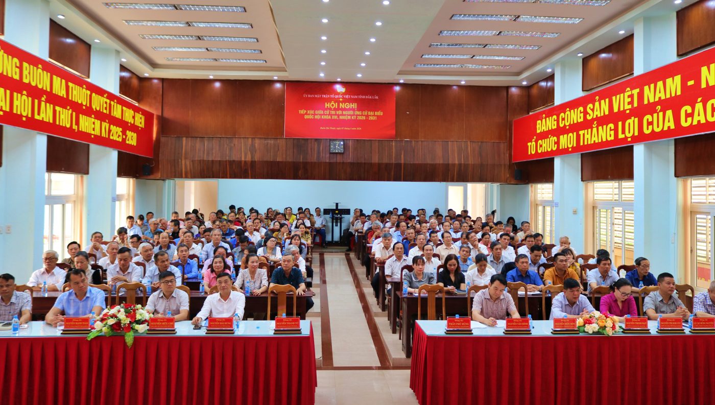 Phường Buôn Ma Thuột: Hội nghị tổng kết công tác bầu cử đại biểu Quốc hội khóa XVI và đại biểu HĐND các cấp, nhiệm kỳ 2026 – 2031