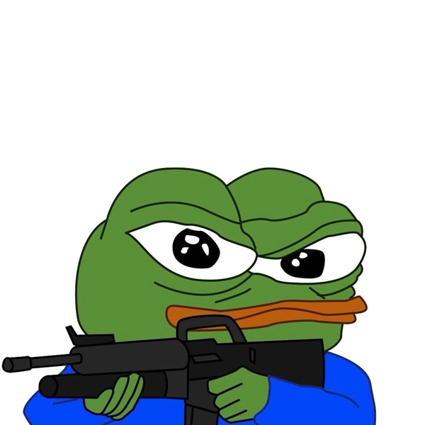 Meme con ếch xanh ngộ nghĩnh