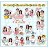 Móc khóa chibi mèo anime cute giá rẻ chỉ 14500đ - Móc túi xách balo acrylic dễ thương