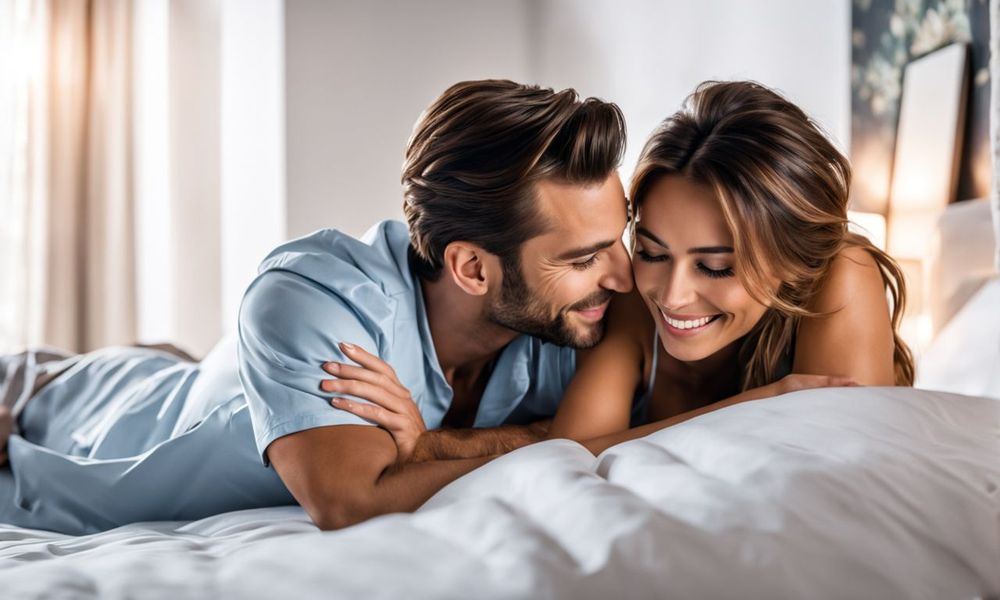 Trong lần quan hệ đầu tiên, nam giới hãy thật kiên nhẫn và dịu dàng với nửa kia.