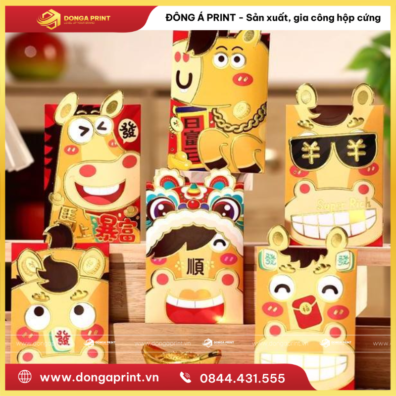 mẫu bao lì xì cute