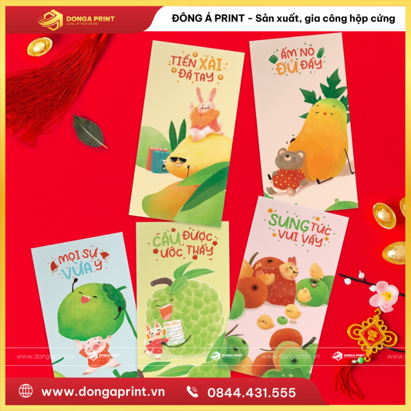 mẫu bao lì xì cute