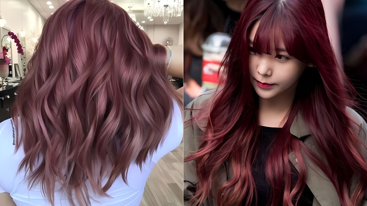 Màu nhuộm tóc đỏ rêu