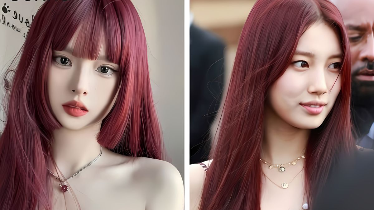 Màu nhuộm tóc đỏ mận