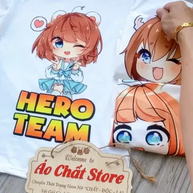 Áo Thun Hero Team Mini World Simmy Chibi Cute MC42 Vonesa Giá Cực Sốc 20k