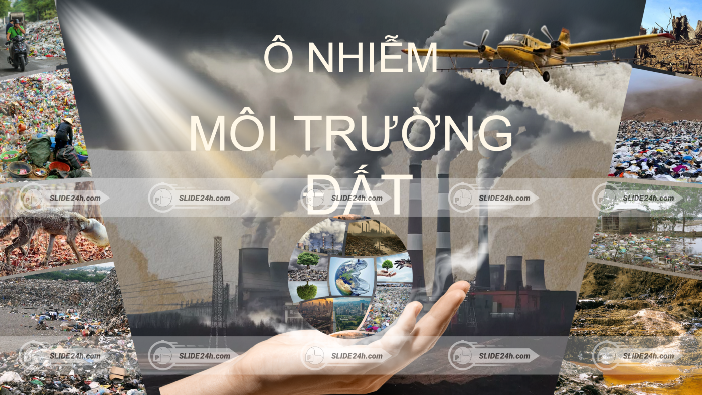 Mẫu Slide Thuyết Trình Ô Nhiễm Môi Trường Đất – Bộ Tài Liệu Học Tập Trực Quan, Chuẩn Học Thuật