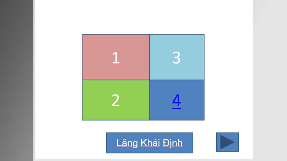 Cách làm trò chơi đoán hình trên Powerpoint - _x0008__x0008_Thêm đáp án