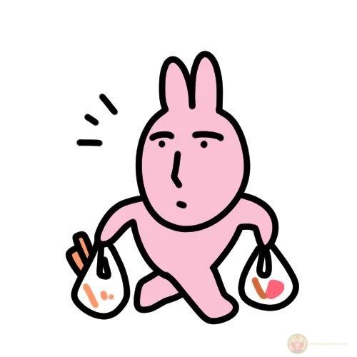 Meme thỏ hồng luôn là lựa chọn đầu tiên khi cần một bức ảnh chế vui nhộn đáng yêu