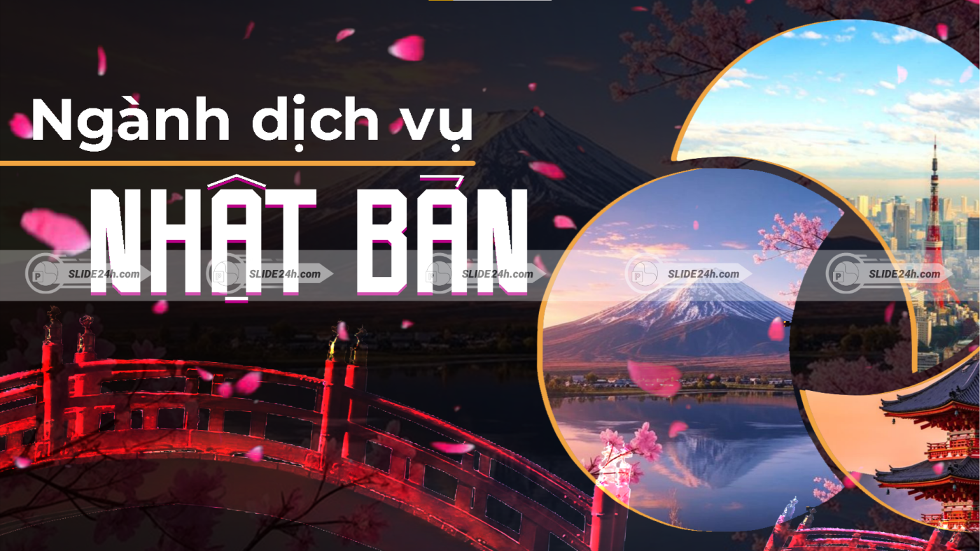Slide Ngành Dịch Vụ Của Nhật Bản – Trụ Cột Kinh Tế Hiện Đại