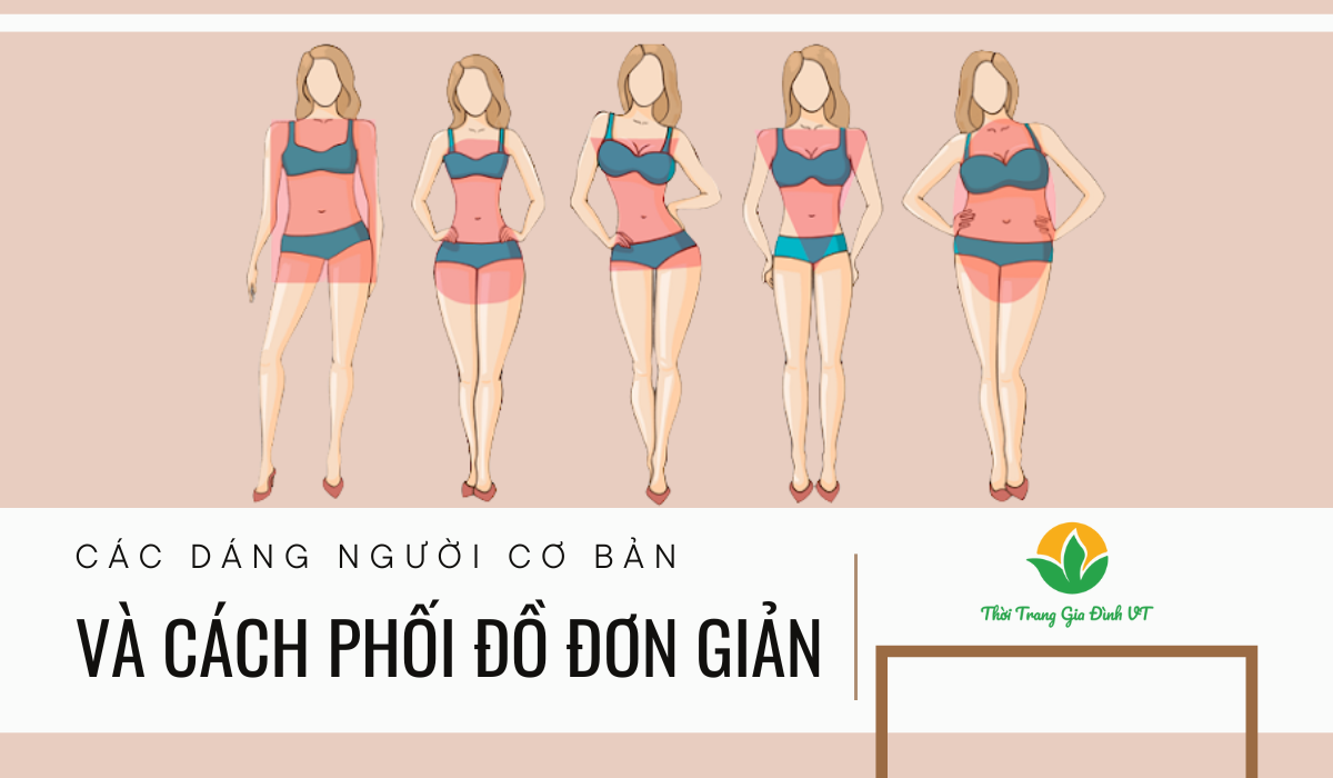 CÁC DÁNG NGƯỜI CƠ BẢN VÀ CÁCH PHỐI ĐỒ HOÀN HẢO CHO MỖI DÁNG
