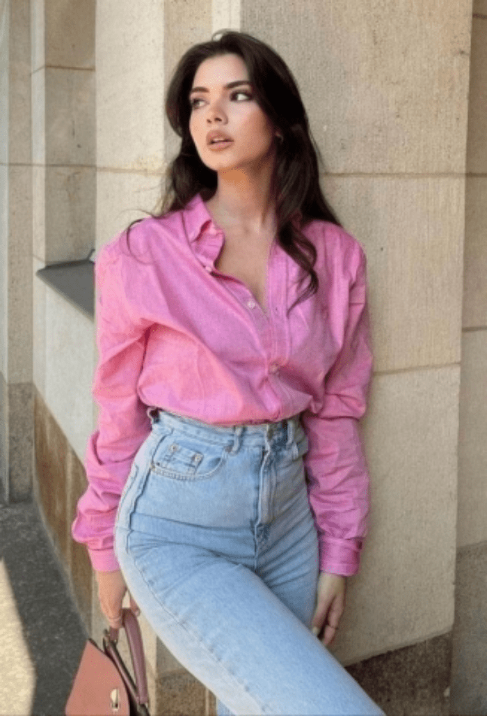 Áo hồng phối với quần màu gì nữ đẹp? Gợi ý 12 outfit cực chất cho nàng