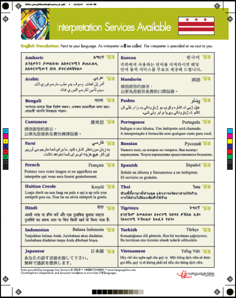 Language ID Desktop Poster