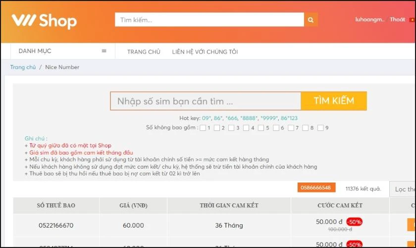 đầu số 058 là mạng gì, mua ở đâu