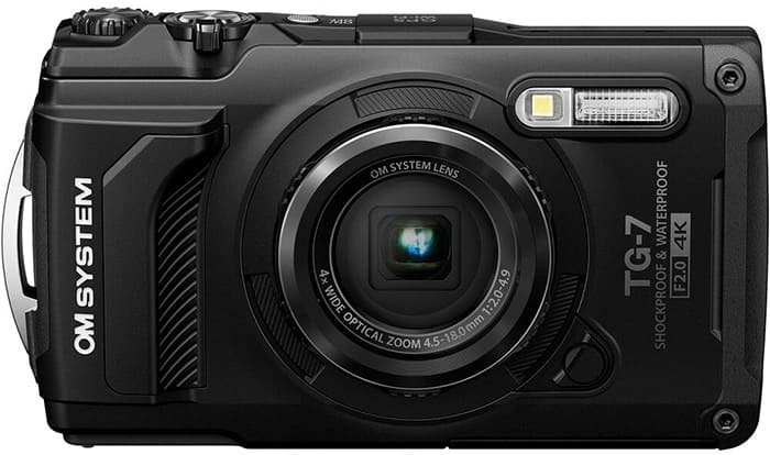 Máy ảnh Olympus OM SYSTEM Tough TG-7 (Màu Đen), Mới 100% (Chính Hãng)