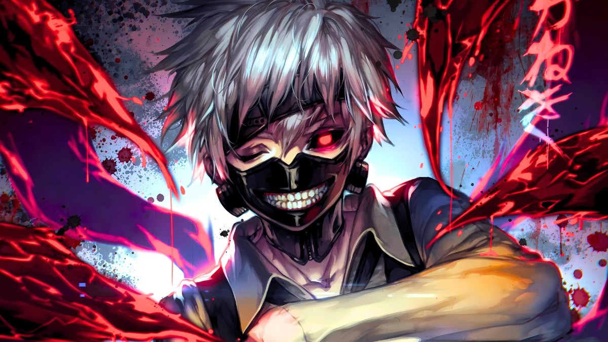 Ác quỷ anime nam với nụ cười nhếch mép