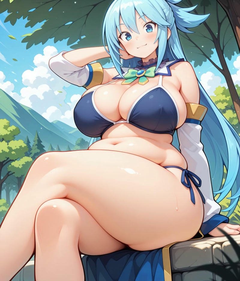 gái anime mặc bikini R34 8