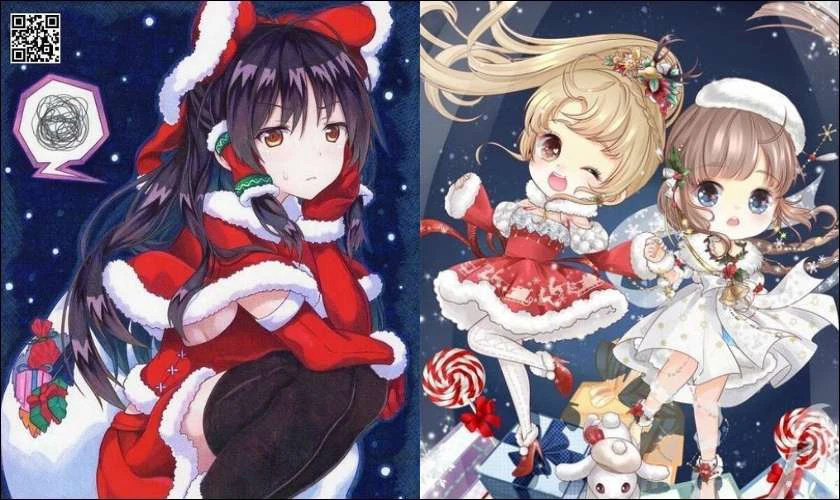 Hình ảnh anime chibi Noel trên điện thoại