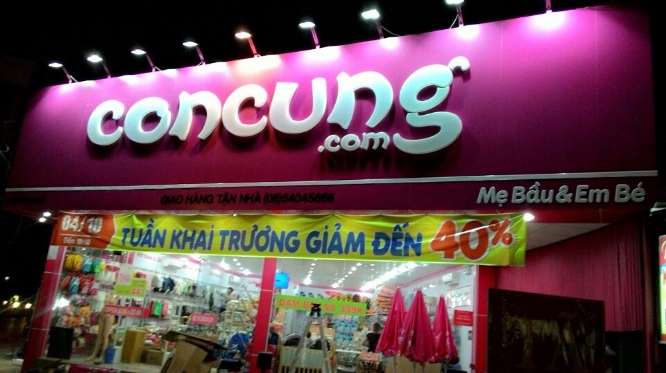 Địa chỉ cửa hàng Con Cưng trên toàn quốc cập nhật năm 2016