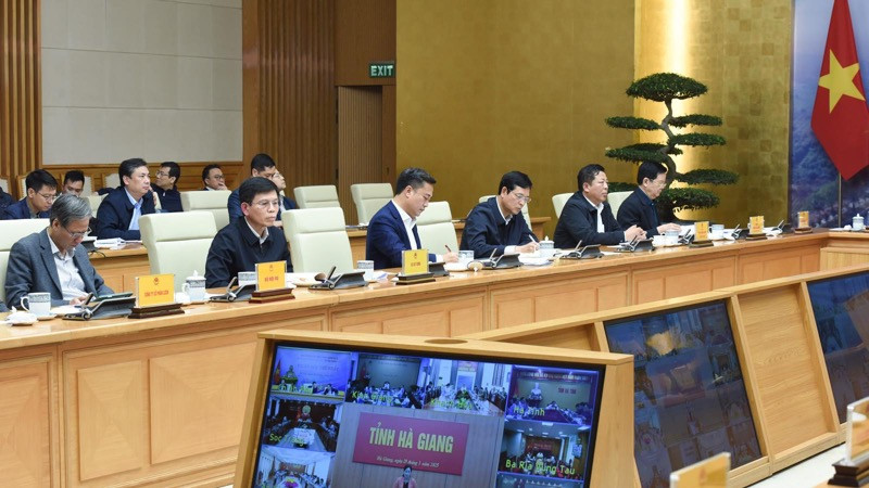 Quang cảnh cuộc họp. (Ảnh: TRẦN HẢI)