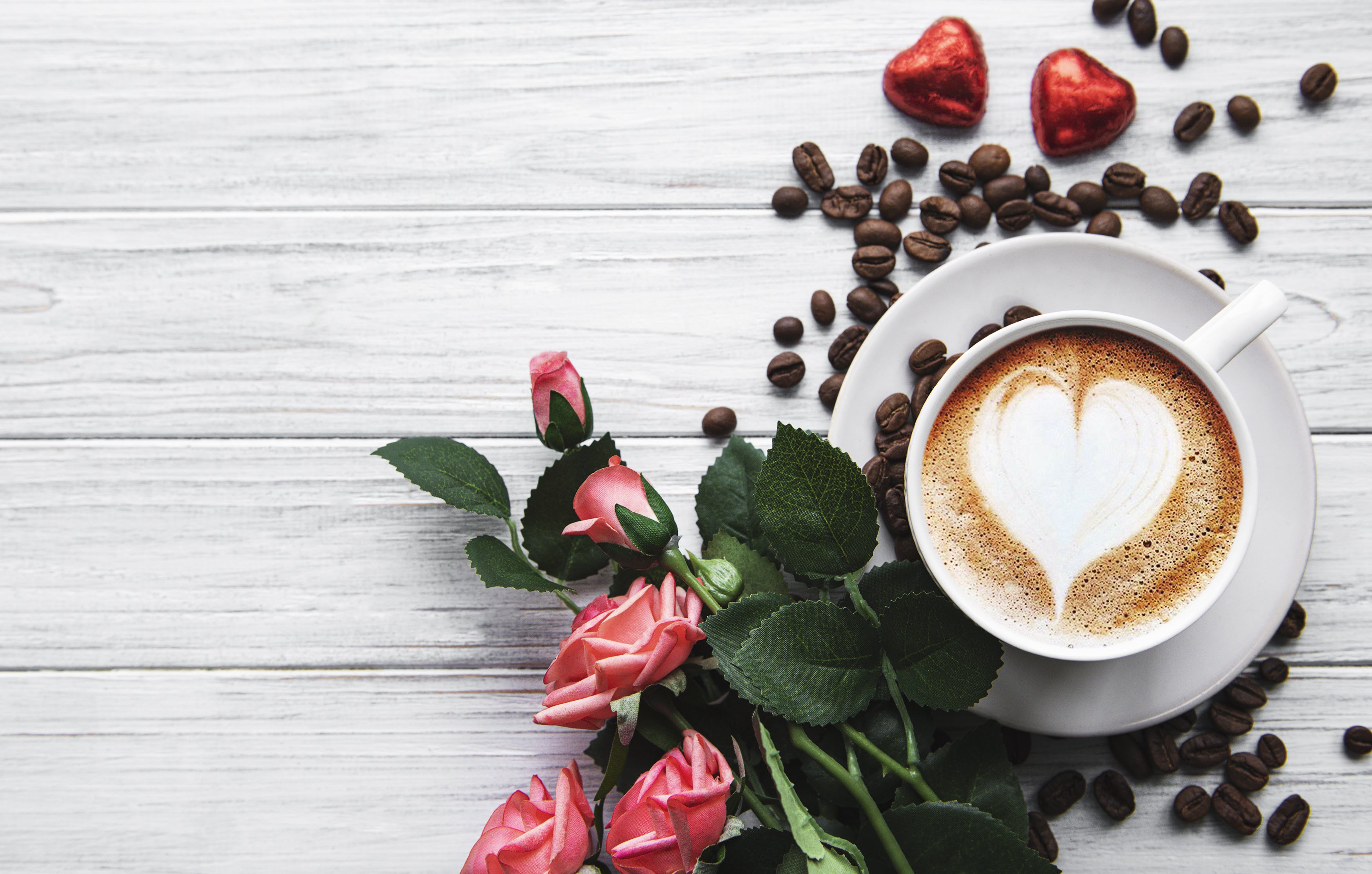 Hình ảnh Cafe hình trái tim đẹp