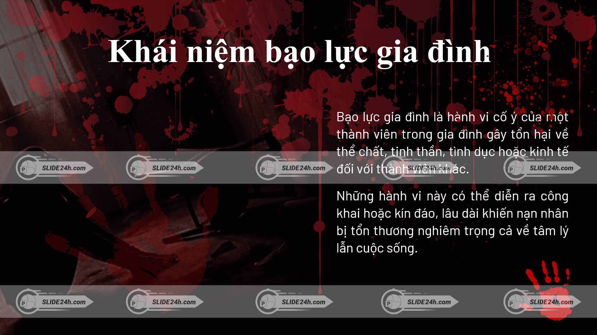 định nghĩa bạo lực gia đình