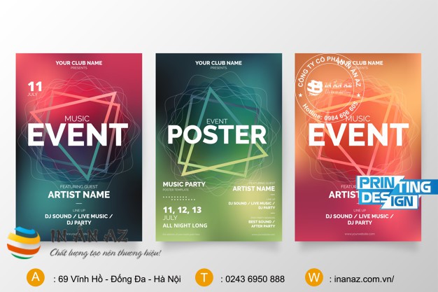 poster quảng cáo ấn tượng