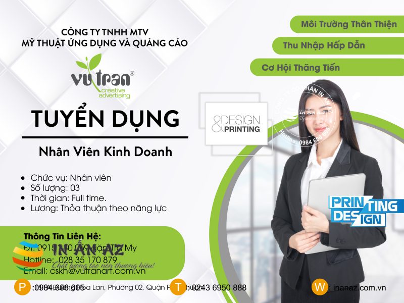 tuyển dụng poster mẫu