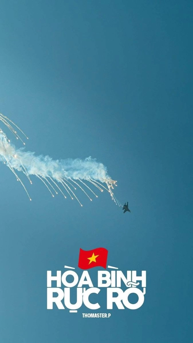 Hình nền bầu trời Việt Nam với bản đồ chữ S và hình ảnh đất nước