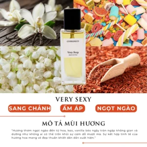 Xịt thơm quần áo hương nước hoa CODEDECO Very Sexy 30ml