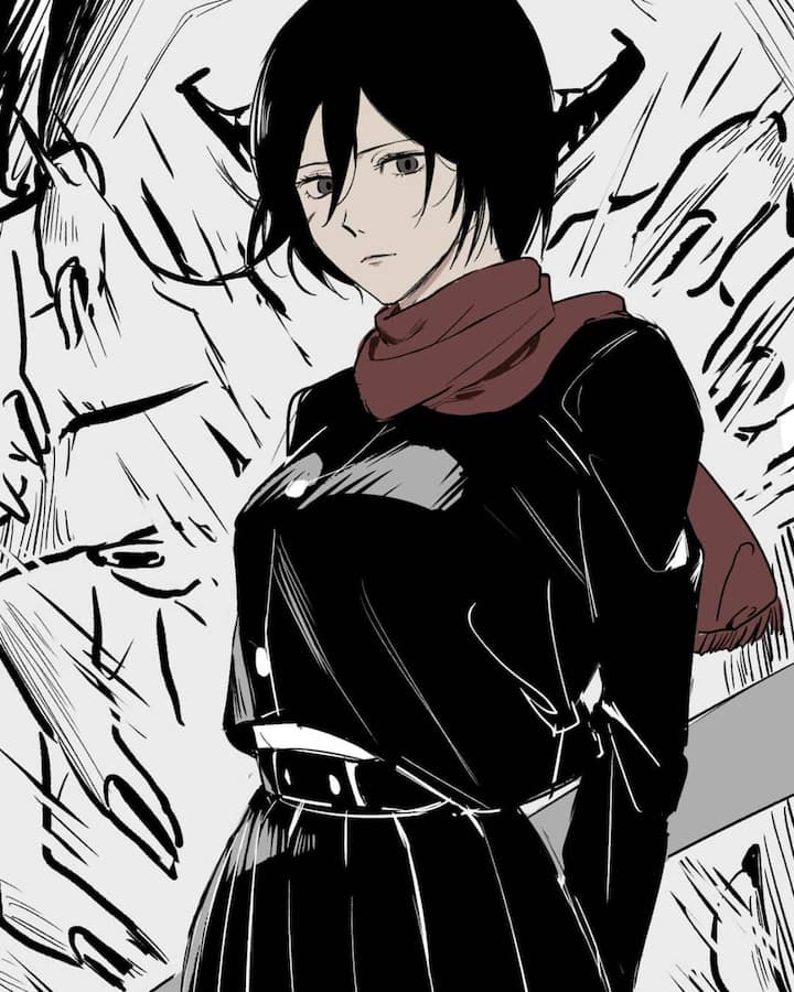 Mikasa Ackerman from Attack on Titan