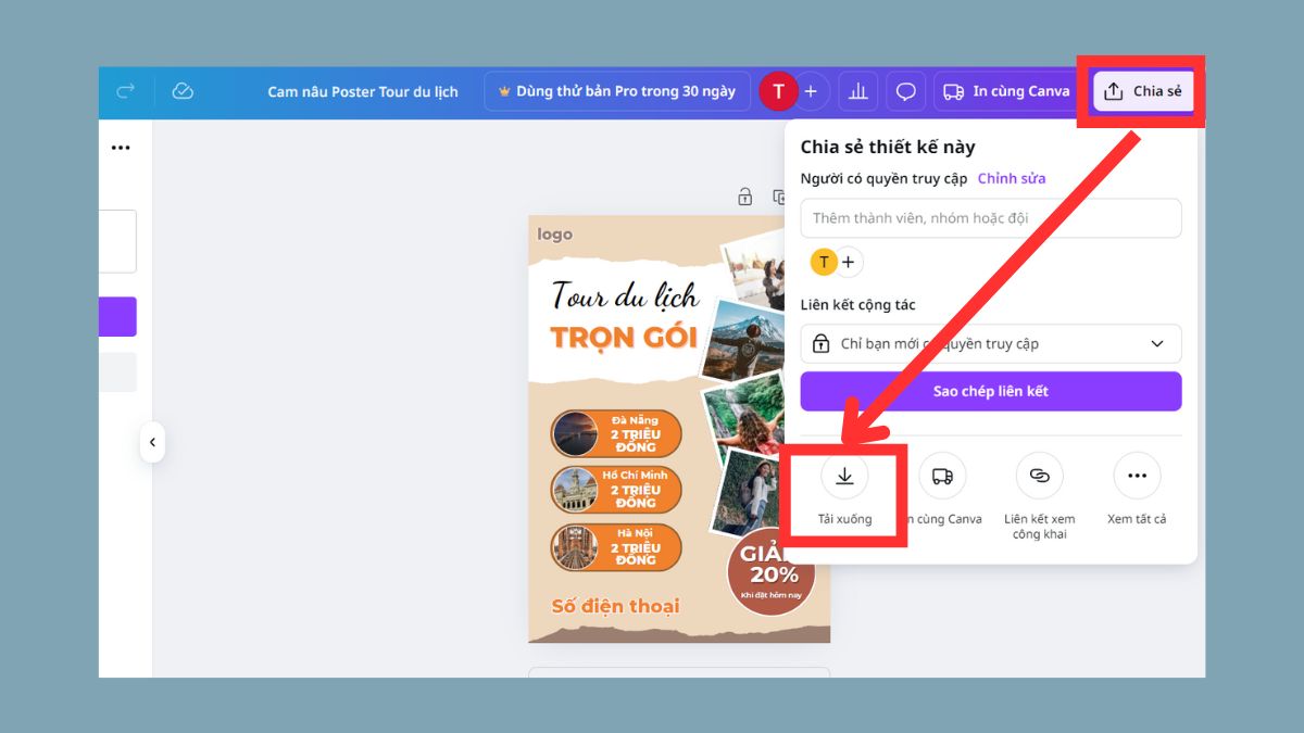 Cách sử dụng ai tạo poster miễn phí bước 5