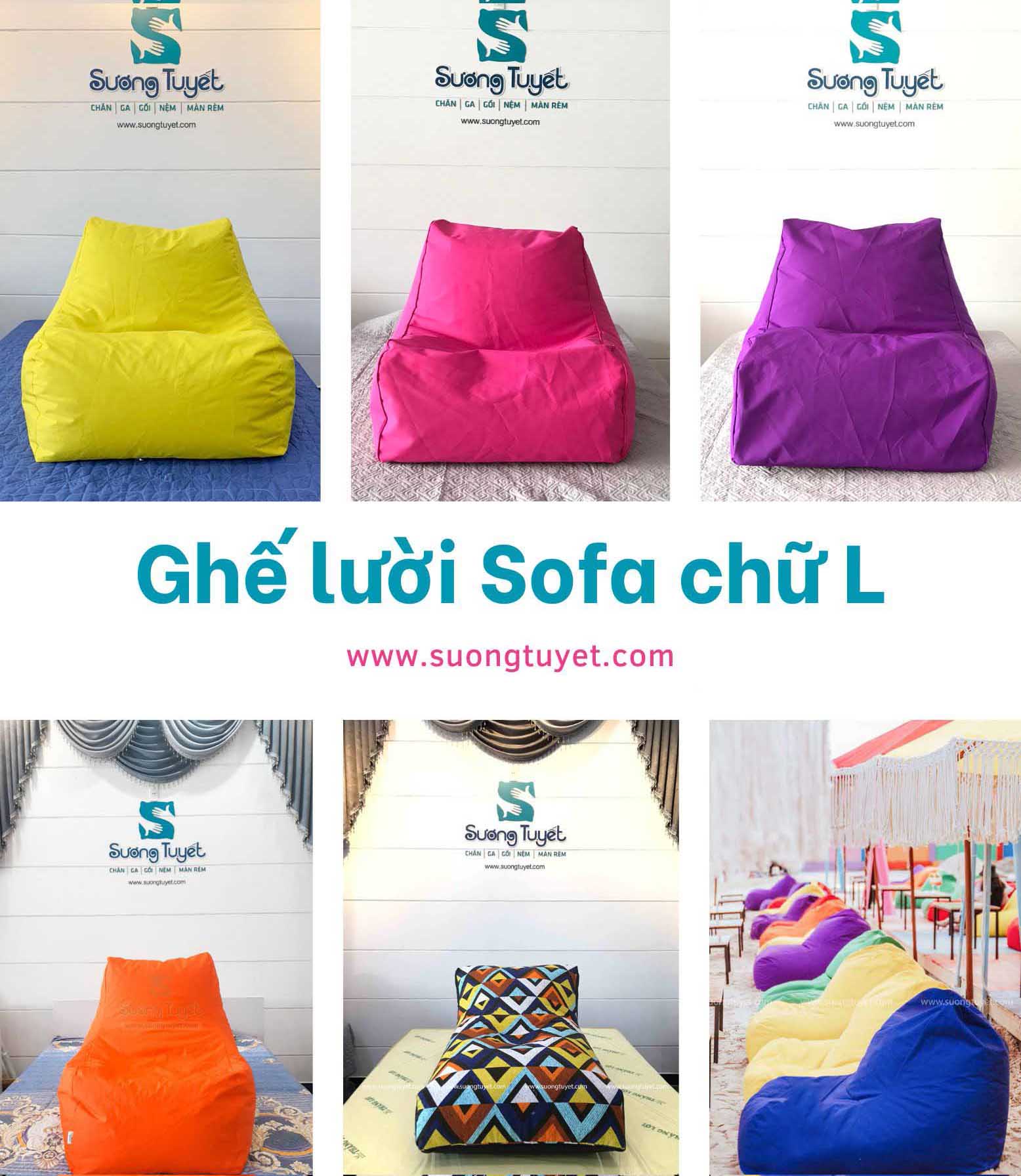 Ghế lười cotton trẻ em