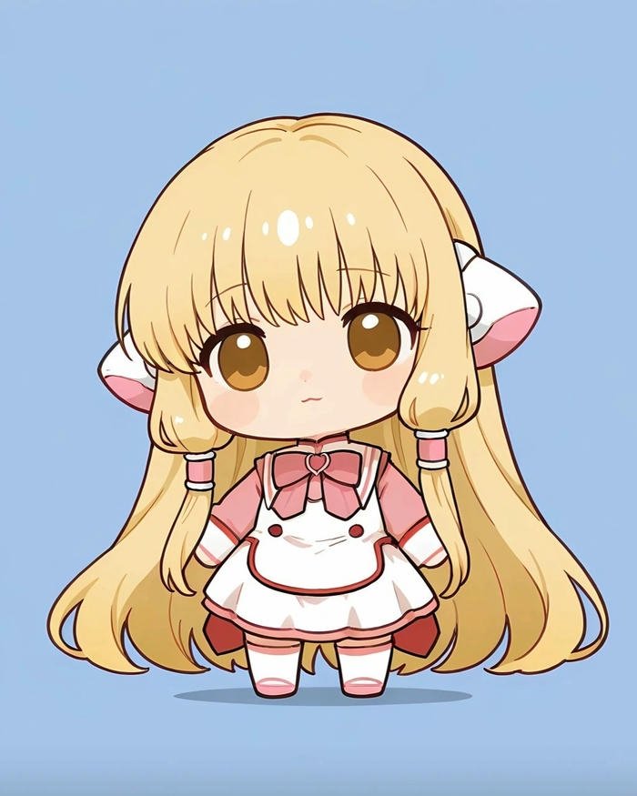 nữ chibi anime ảnh dễ thương