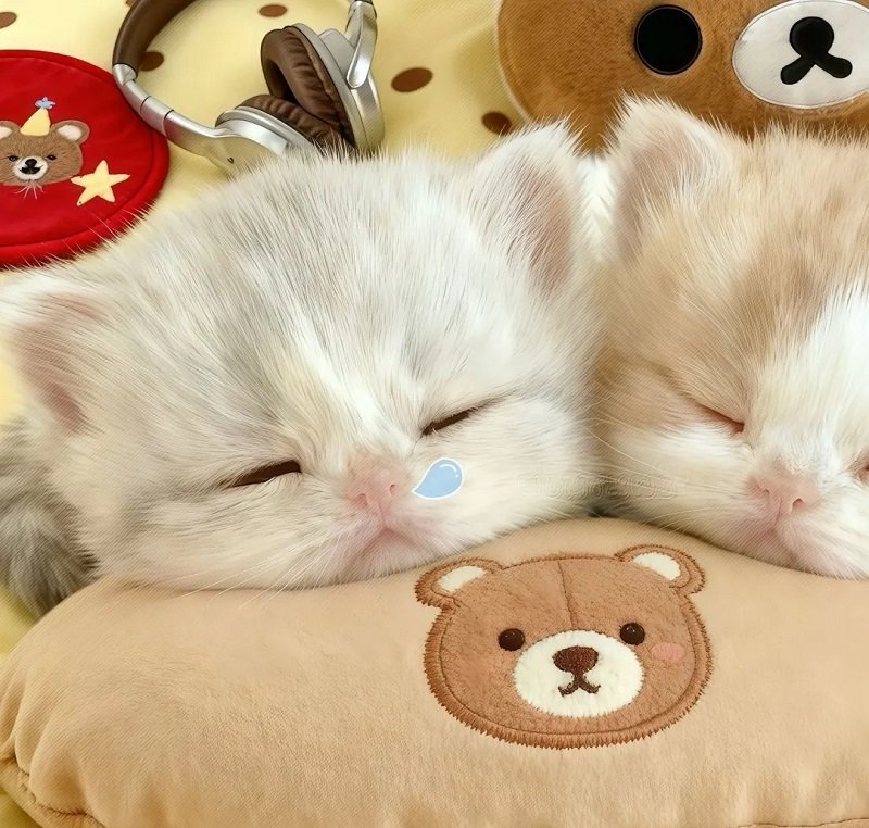 Avatar đôi cute mèo đen cực chất