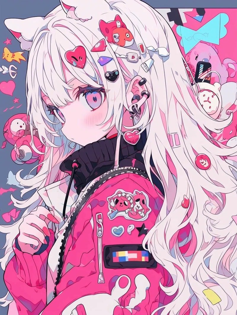 hình anime nữ phong cách dark