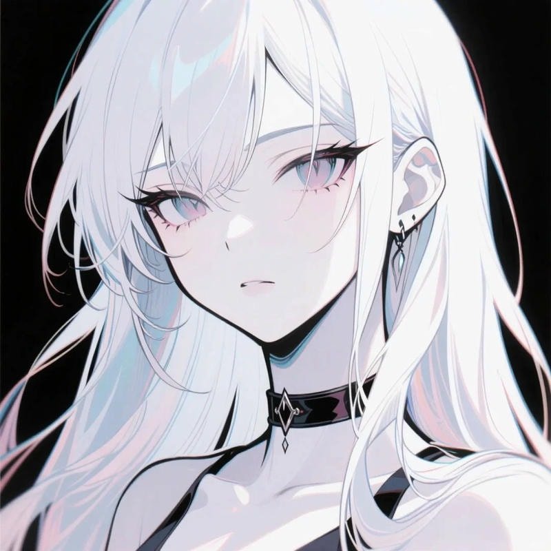 Hình ảnh anime nữ ngầu biểu cảm tự tin và dứt khoát