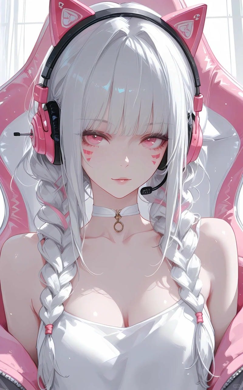 Hình ảnh anime nữ ngầu tạo dáng mạnh mẽ đầy ấn tượng