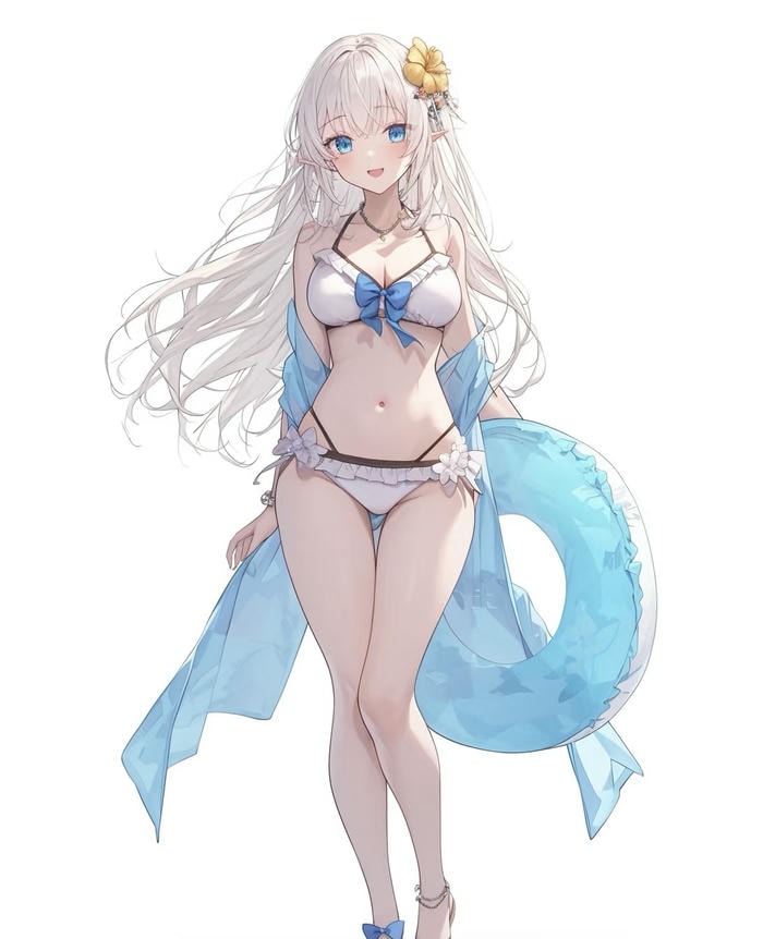 hình anime bikini năng động