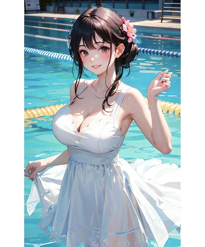 anime mặc bikini cute