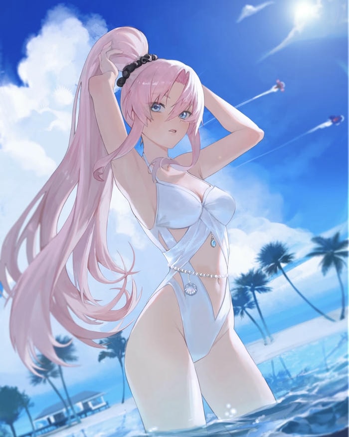 anime bikini tươi tắn