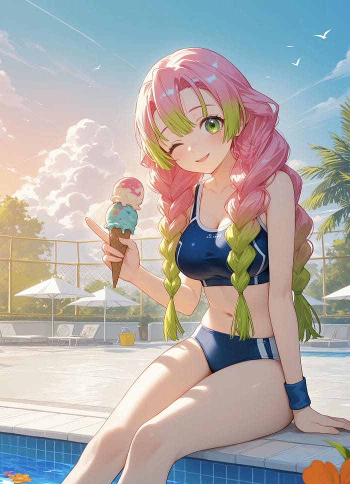 hình anime bikini đáng yêu