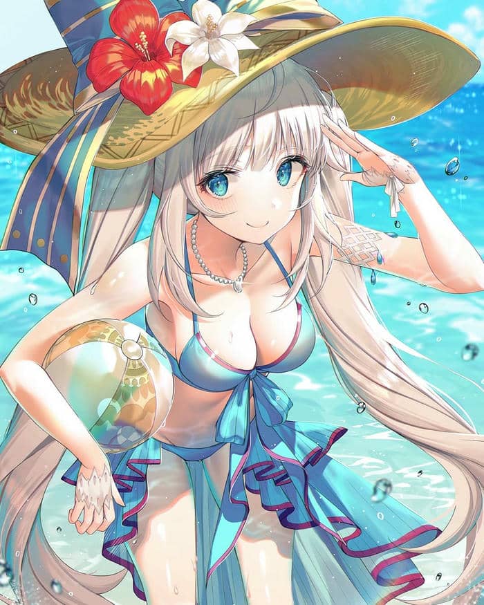 ảnh anime bikini dễ thương