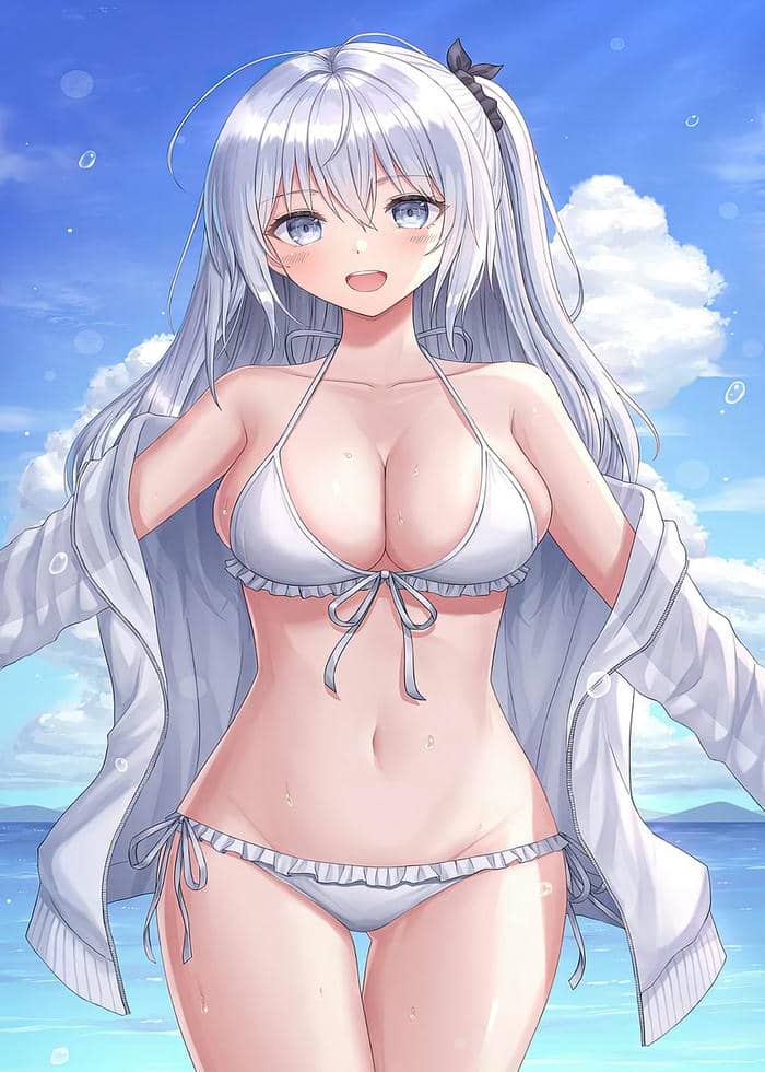 anime girl mặc bikini