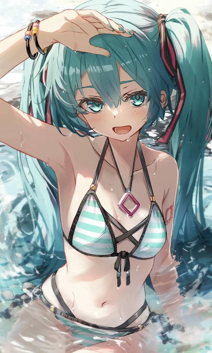 anime bikini phong cách biển