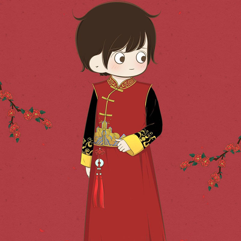 avatar đôi tết dễ thương
