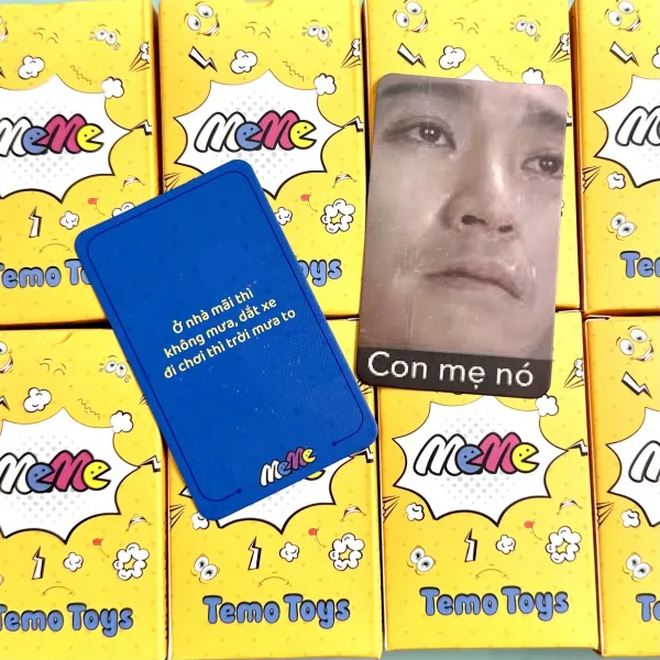 Hình ảnh sản phẩm Bộ Bài Meme Học Đường Boardgame Hài Hước Lầy Lội Chơi Nhóm Bạn - Giảm 29.000đ