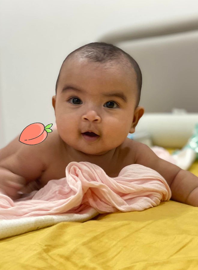 Võ Hạ Trâm khoe ảnh con gái không mặc đồ: Da ngăm từ đầu đến chân, người nần nẫn - 6