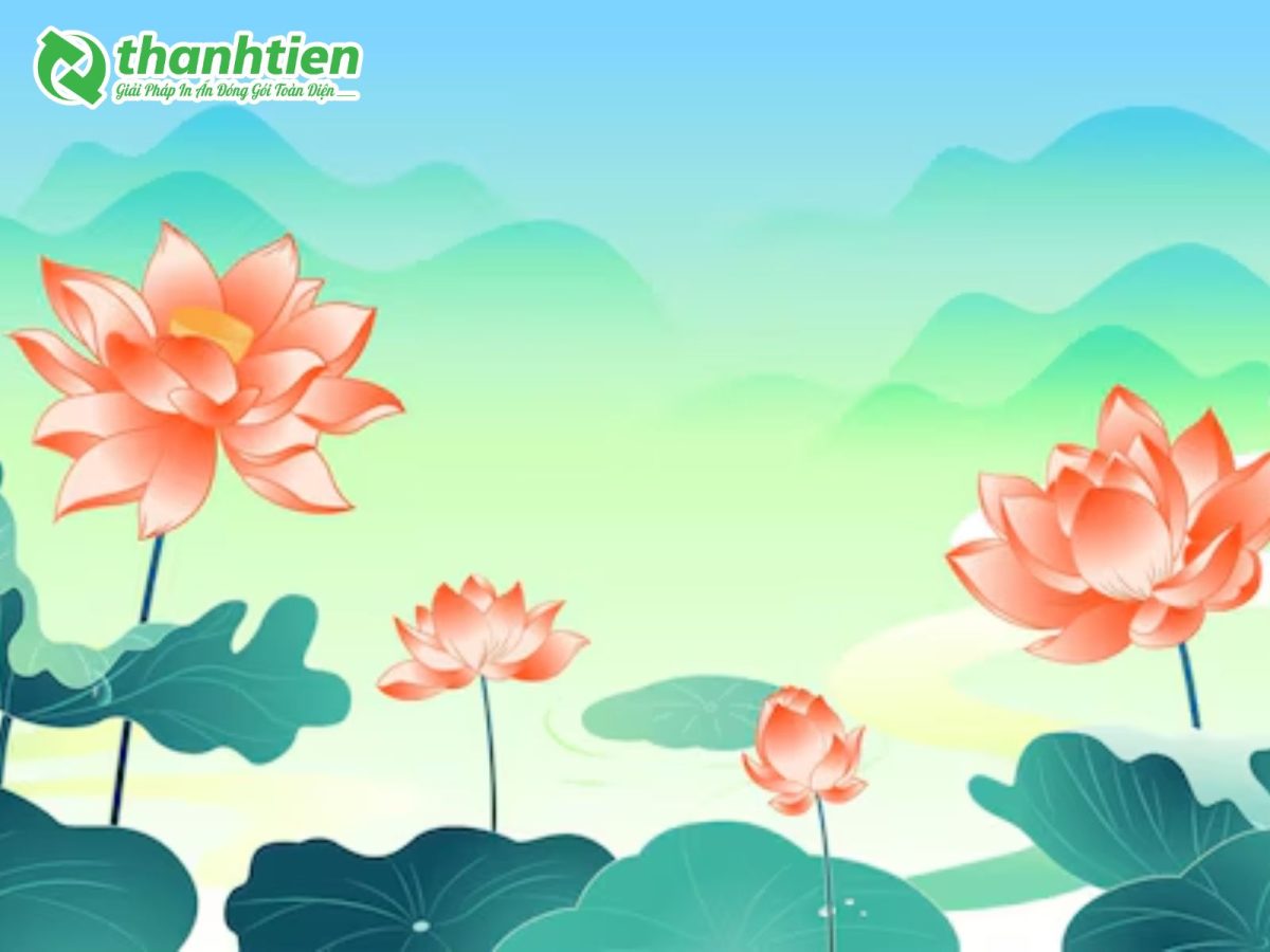 Hình nền background hoa sen
